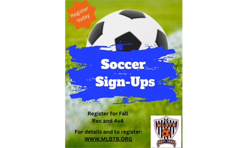 Registration for Fall Rec and 4v4 programs is open